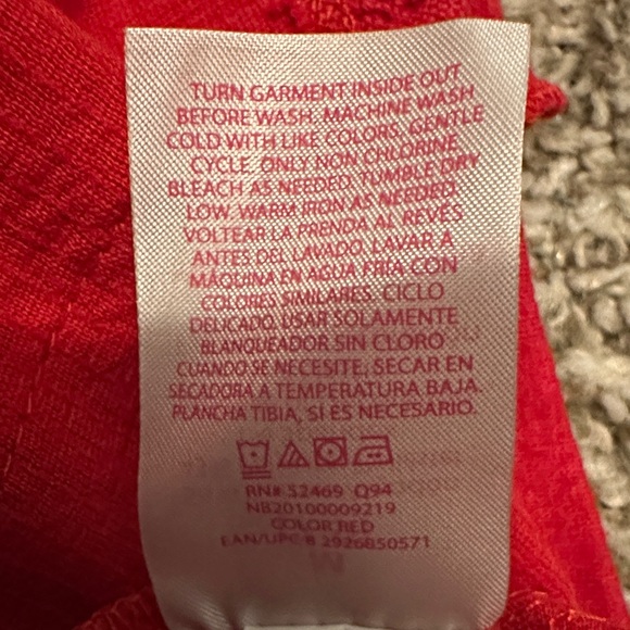 No Boundaries Vibrant Red Off-the-Shoulder Peasant Top - Picture 8 of 8